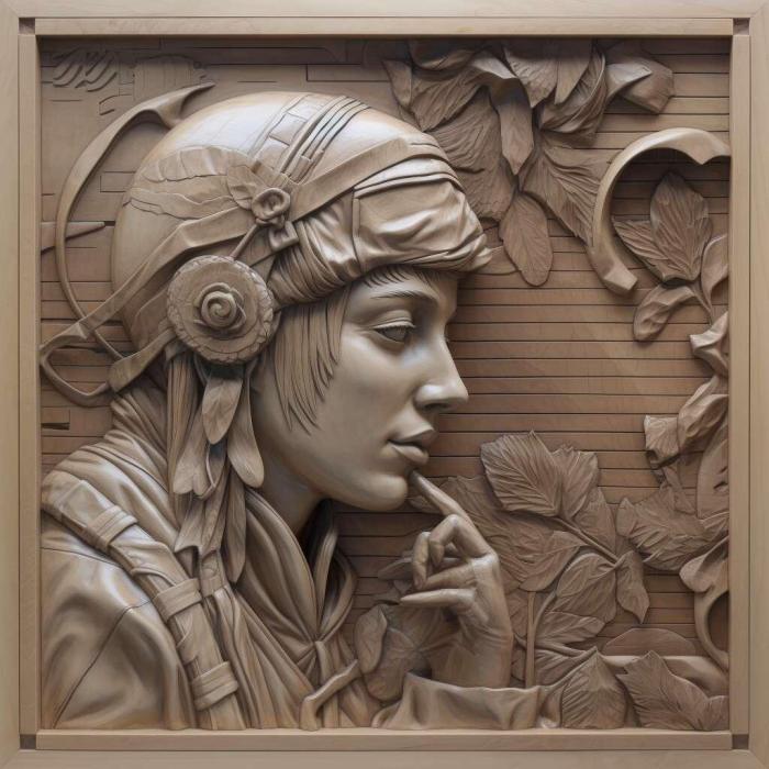 نموذج ثلاثي الأبعاد لآلة CNC 3D Art 